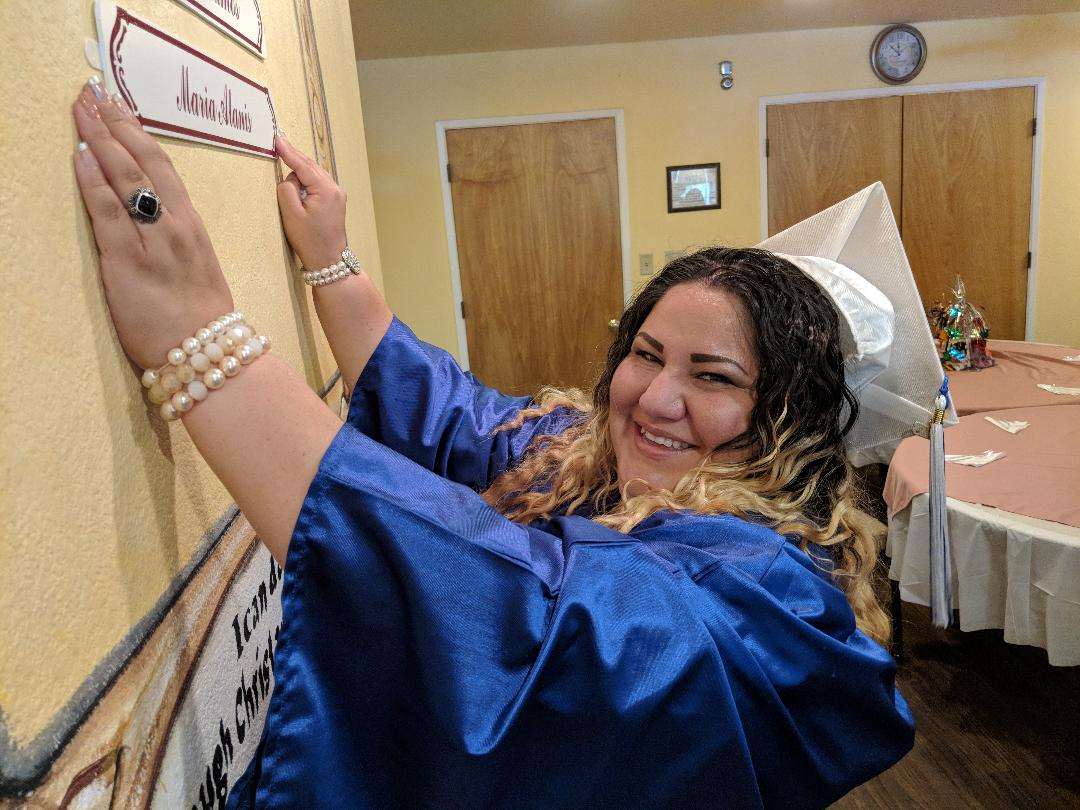 June 2018 CrossRoads graduate Maria